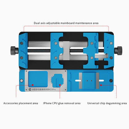 Mijing K23 Pro ตัวยึด PCB มัลติฟังก์ชั่นสำหรับซ่อมแซม, Mijing K23 Pro
