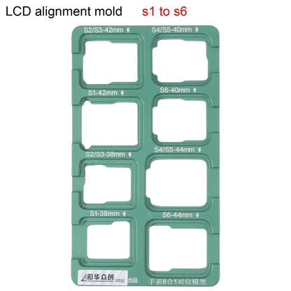 หน้าจอ LCD ซ่อมกระจกตำแหน่งแม่พิมพ์เคลือบสำหรับ Apple Watch, For Apple Watch