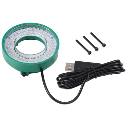 2UUL ปรับกล้องจุลทรรศน์ LED แหวนโคมไฟ 5V แหล่งจ่ายไฟ USB, 62mm