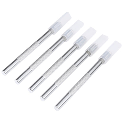 ด้ามจับมีดคัตเตอร์แกะสลักลื่น 5 in 1, Anti-slip Handle