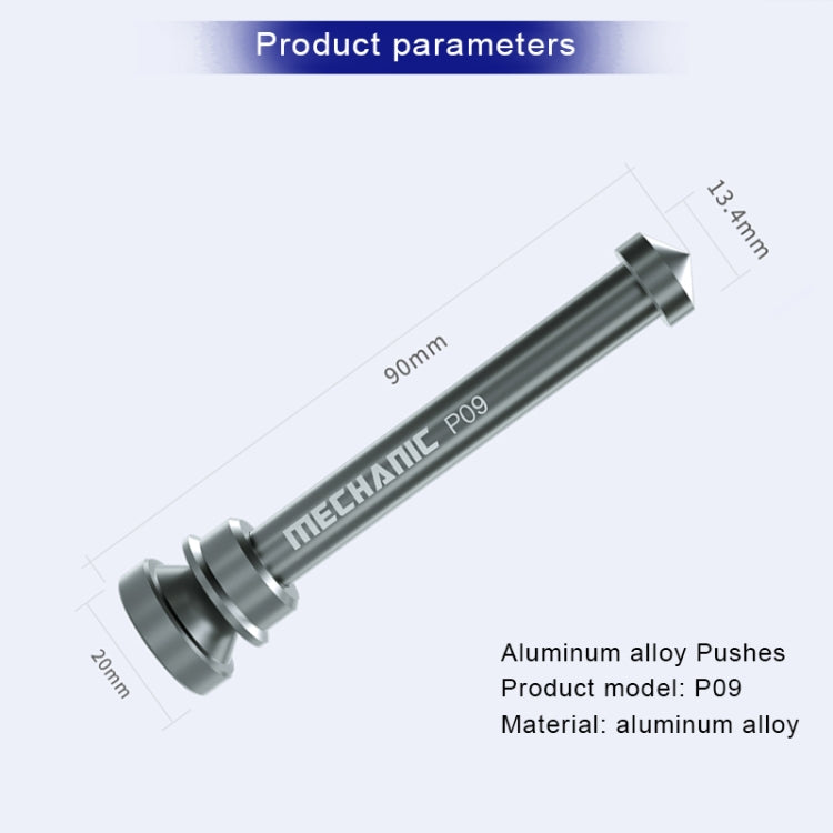 MECHANIC P09 ท่อโลหะผสมอลูมิเนียม Piston Solder Paste Flux Booster Syringe, MECHANIC P09