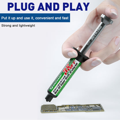 MECHANIC P09 ท่อโลหะผสมอลูมิเนียม Piston Solder Paste Flux Booster Syringe, MECHANIC P09