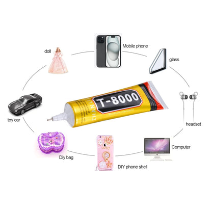การซ่อมแซมหน้าจอกาวมัลติฟังก์ชั่น T-8000 ขนาด 50 มล, 50ml T-8000