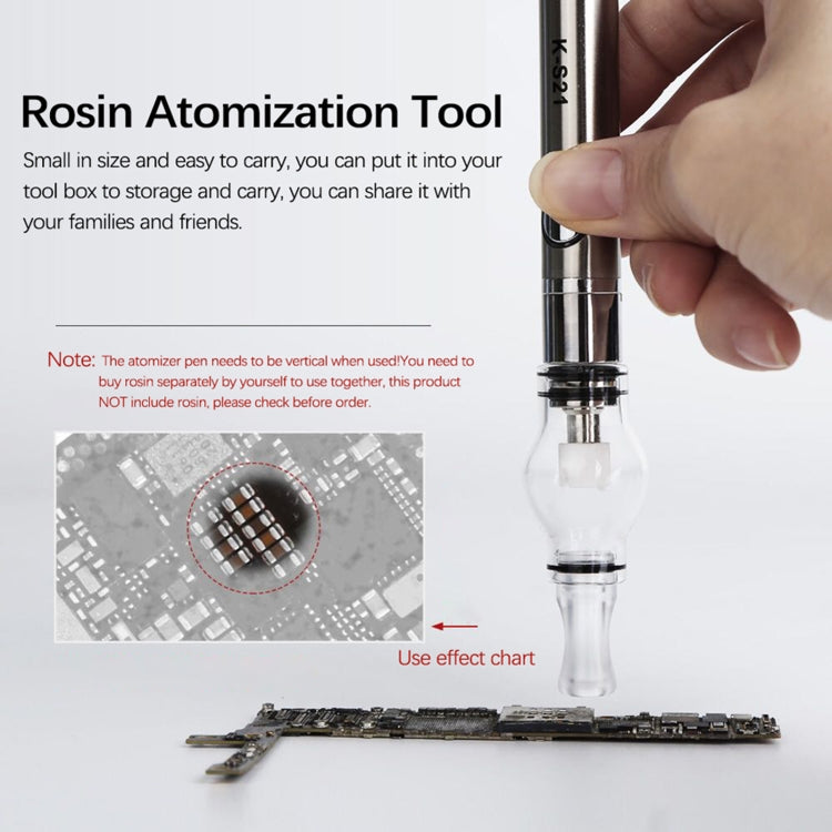 Kaisi K-S21 Rosin Pen Rosin Atomization Machine เครื่องตรวจจับการลัดวงจร, Kaisi K-S21(Black), Kaisi K-S21(Silver)