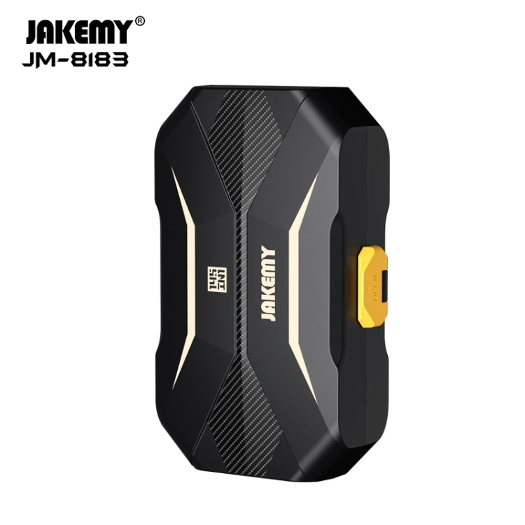 JAKEMY JM-8183 145 in 1 ชุดไขควงเครื่องมืออเนกประสงค์แบบแมนนวล, JM-8183