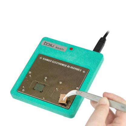บากู BA-676 110V-120V Multifuntional PCB IC กาวลบแพลตฟอร์มทำความร้อนอุณหภูมิสำหรับ iPhone X / XS / XS Max / 11 / 11 Pro / 11 Pro Max, ปลั๊ก CN, CN Plug