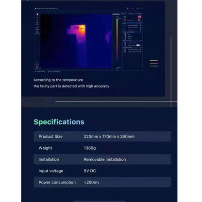 3D กล้องถ่ายภาพความร้อนอินฟราเรดเมนบอร์ด PCB Fault Detection, Qianli 3D PCB Fault Detection