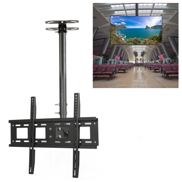 32-70 นิ้ว Universal ความสูงและมุมปรับ LCD TV ติดผนังเพดาน Dual-use Bracket, ความยาวพับเก็บได้: 1 ม., 1m