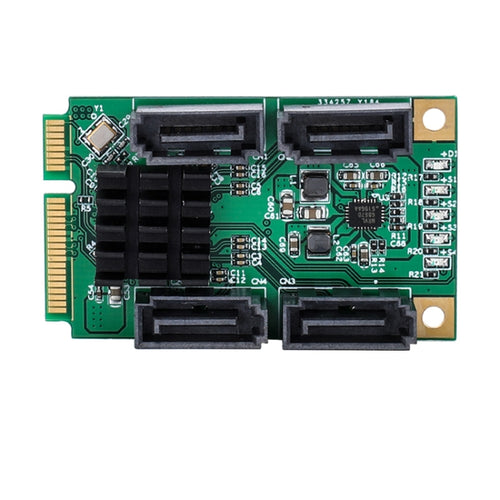 4 พอร์ต SATA III 6G Mini PCI Express Marvel 88SE9215 การ์ดคอนโทรลเลอร์