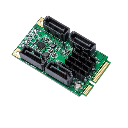 4 พอร์ต SATA III 6G Mini PCI Express Marvel 88SE9215 การ์ดคอนโทรลเลอร์