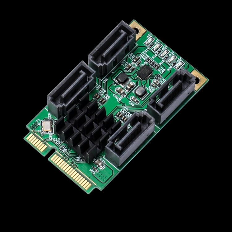 4 พอร์ต SATA III 6G Mini PCI Express Marvel 88SE9215 การ์ดคอนโทรลเลอร์
