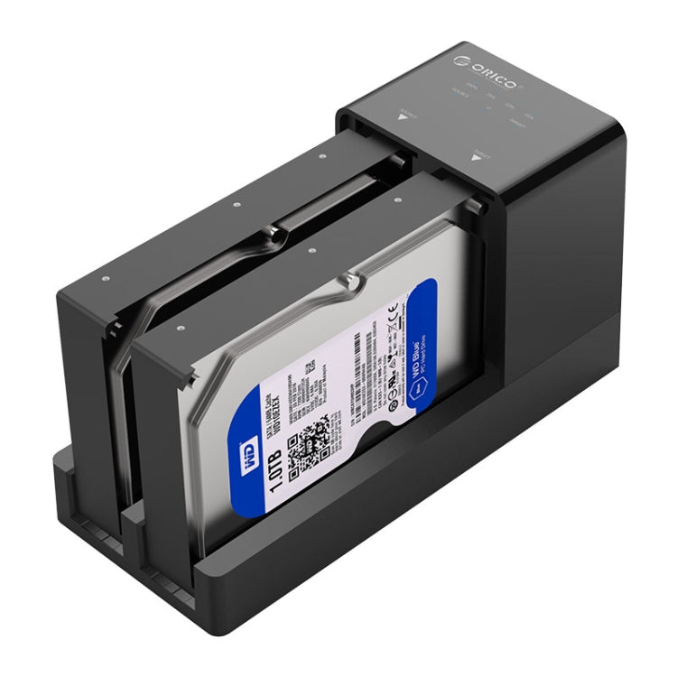 ORICO 6528US3-C กล่องใส่ฮาร์ดไดรฟ์ขนาด 2.5 / 3.5 นิ้วพร้อมตัวทำสำเนา, 6528US3-C