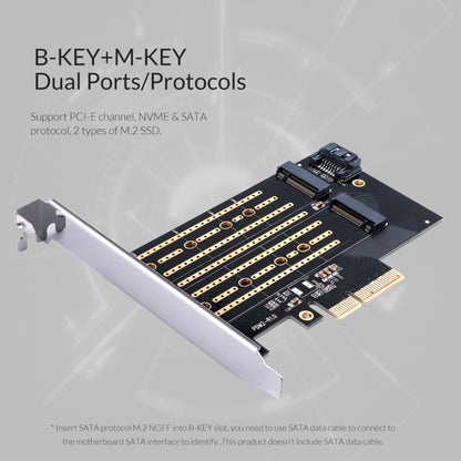 ORICO PDM2 M.2 NVME เป็นการ์ดเอ็กซ์แพนชัน PCI-E 3.0 X4