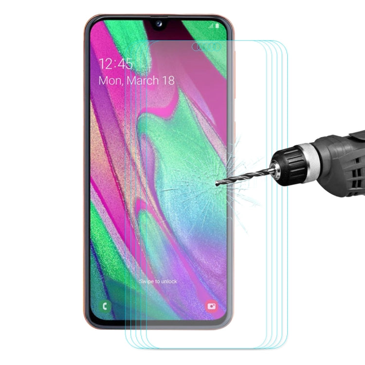 5 ชิ้น ENKAY Hat-Prince 0.26mm 2.5D 9H ฟิล์มป้องกันกระจกนิรภัยสำหรับ Samsung Galaxy A40