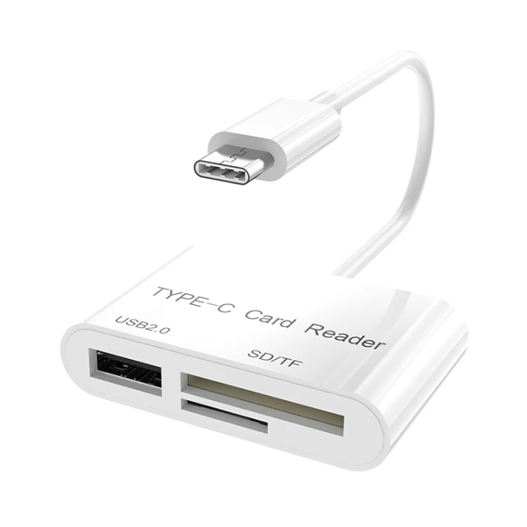 เครื่องอ่านการ์ด USB-C เป็น USB SD/Micro SD
