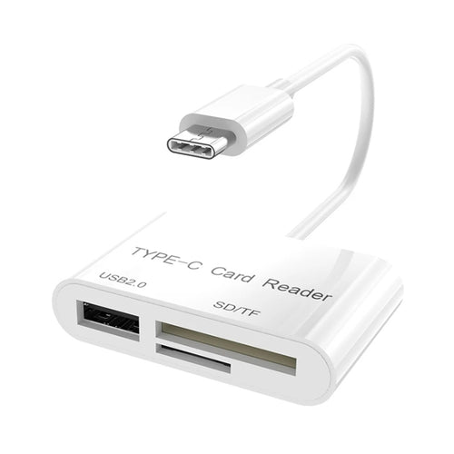 เครื่องอ่านการ์ด USB-C เป็น USB SD/Micro SD