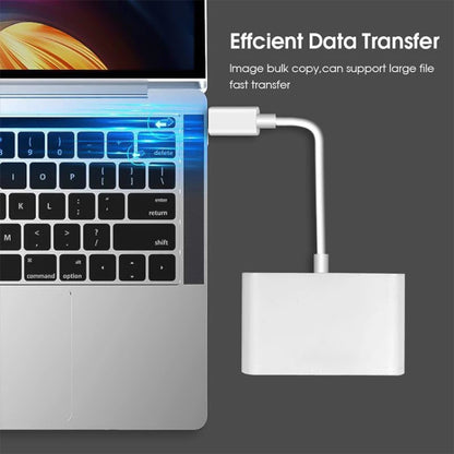 เครื่องอ่านการ์ด USB-C เป็น USB SD/Micro SD
