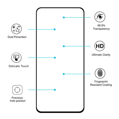 2 ชิ้น ENKAY Hatprince เต็มกาว 0.26 มิลลิเมตร 9H 2.5D ฟิล์มกระจกนิรภัยสำหรับ Samsung Galaxy A80