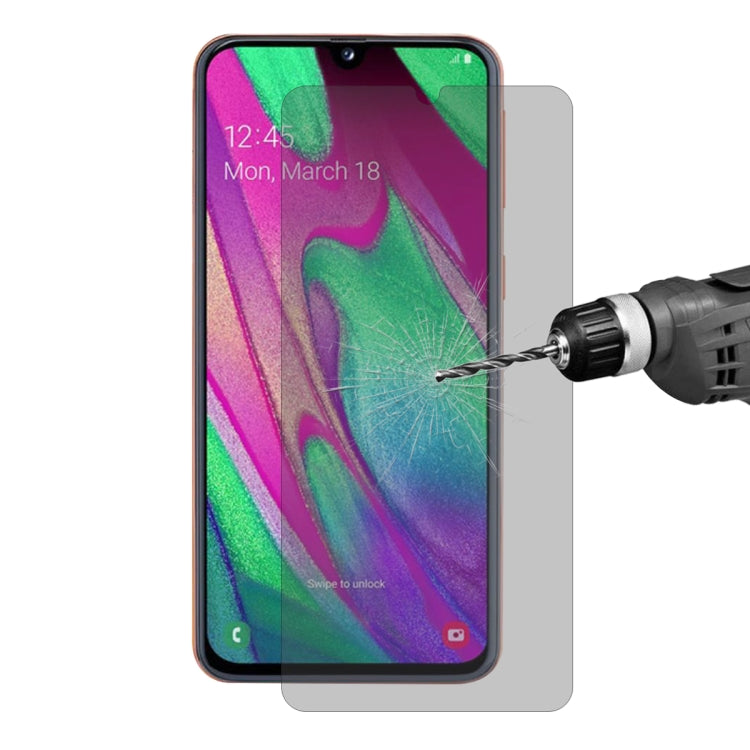 ENKAY HatPrince 0.26mm 9H 2.5D ความเป็นส่วนตัวฟิล์มกระจกนิรภัยป้องกันแสงสะท้อนสำหรับ Samsung Galaxy A40, Galaxy A40
