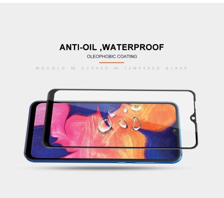 mocolo 0.33mm 9H 3D Full Coverage Tempered Glass Film สำหรับ Galaxy A10