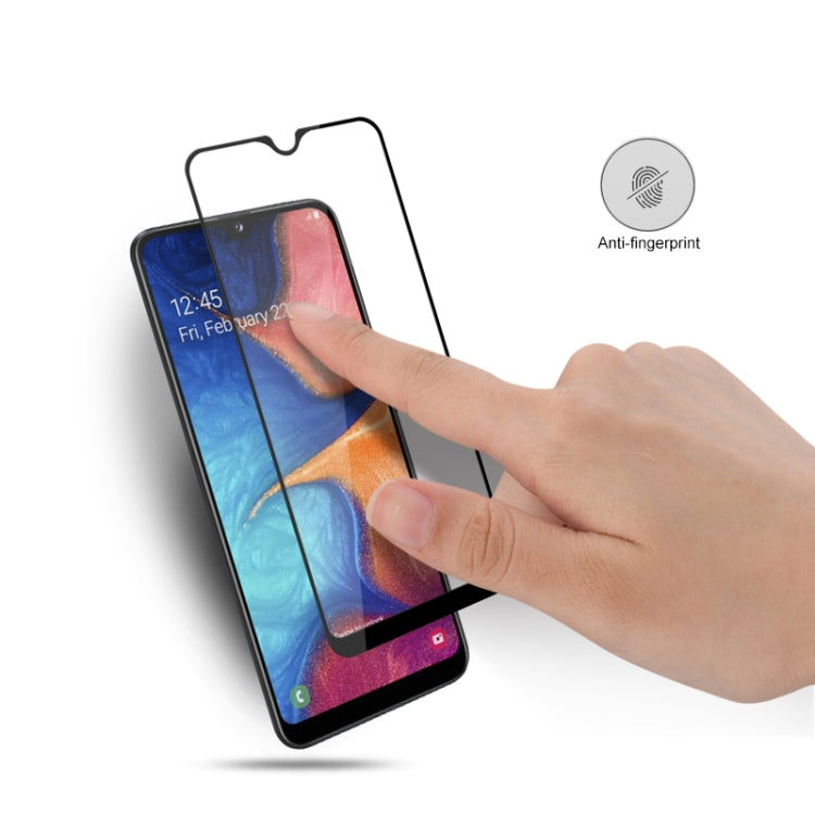 mocolo 0.33mm 9H 2.5D ฟิล์มกระจกนิรภัยแบบเต็มกาวสำหรับ Galaxy A20e (สีดำ), Galaxy A20e