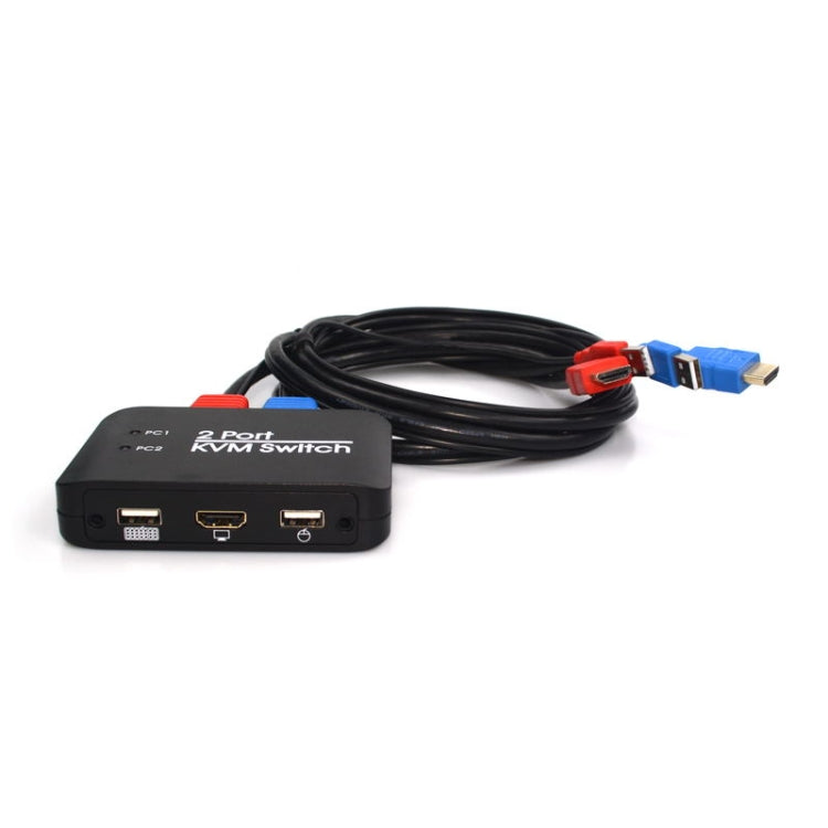 USB 2.0 + สวิตช์ KVM 2 พอร์ต HDMI