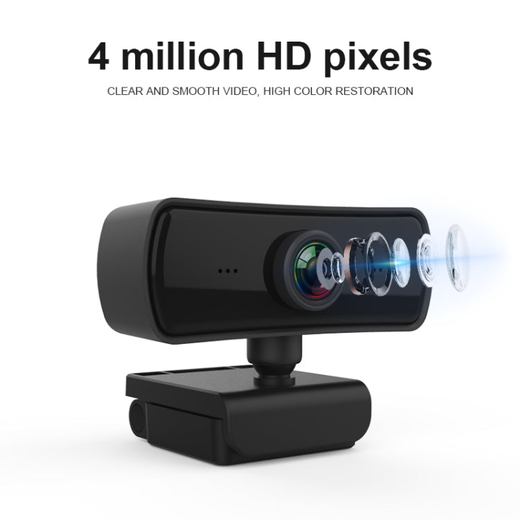 C3 400W พิกเซล 2K ความละเอียดออโต้โฟกัส HD 1080P เว็บแคม 360 หมุนสำหรับการถ่ายทอดสดการประชุมทางวิดีโอผ่านวิดีโอ WebCamera พร้อมไมโครโฟนไดรเวอร์ USB ฟรี, C3