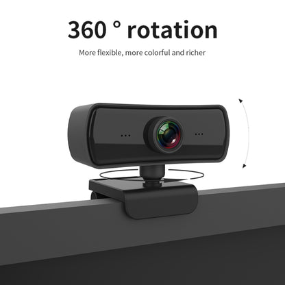 C3 400W พิกเซล 2K ความละเอียดออโต้โฟกัส HD 1080P เว็บแคม 360 หมุนสำหรับการถ่ายทอดสดการประชุมทางวิดีโอผ่านวิดีโอ WebCamera พร้อมไมโครโฟนไดรเวอร์ USB ฟรี, C3