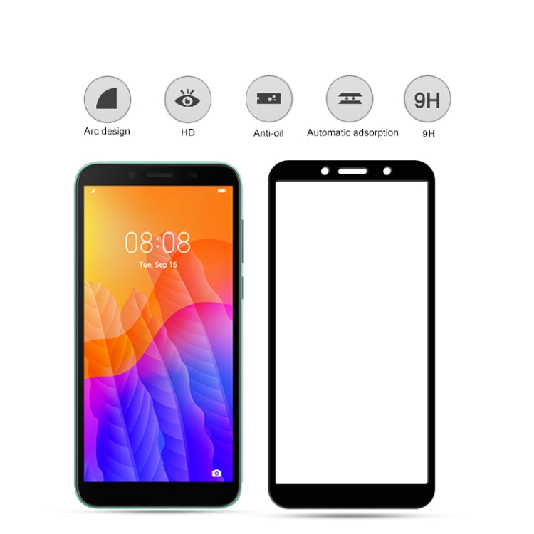 สำหรับ Huawei Y5p mocolo 0.33mm 9H 3D Full กาวเต็มฝาครอบฟิล์มกระจกนิรภัย, For Huawei Y5p
