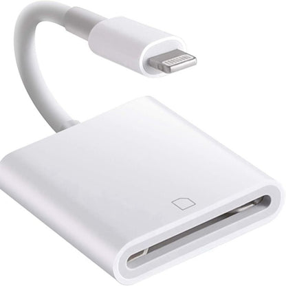 ZS-KL21810 8 Pin to SD Card Camera Card Reader Adapter รองรับระบบ iOS ทั้งหมด, SD Card Slot