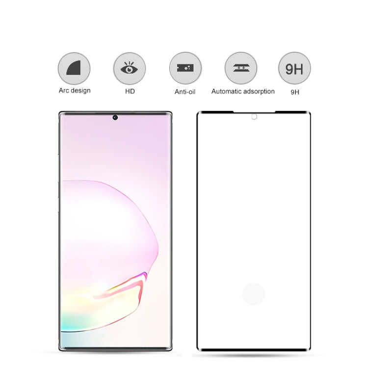 สำหรับ Samsung Galaxy Note20 + 5G mocolo 0.33mm 9H 3D โค้งแบบเต็มหน้าจอฟิล์มกระจกนิรภัย, รองรับการปลดล็อคลายนิ้วมือ, For Galaxy Note20 Ultra