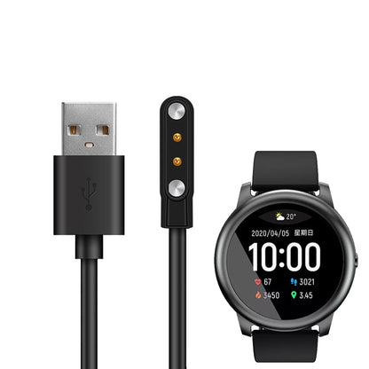 สำหรับ Xiaomi Haylou Solar Watch เครื่องชาร์จแม่เหล็ก ความยาว: 1 ม