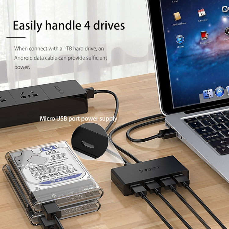 ORICO G11-H4-U3-100-BK 4 พอร์ต USB3.0 HUB