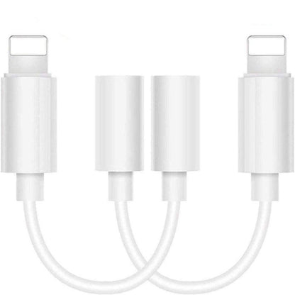 Zs-kl21836 2 ชิ้น 8 พินถึง 3.5 มม. อะแดปเตอร์หูฟังอะแดปเตอร์เสียงรองรับระบบ iOS ทั้งหมด