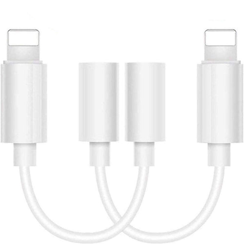 Zs-kl21836 2 ชิ้น 8 พินถึง 3.5 มม. อะแดปเตอร์หูฟังอะแดปเตอร์เสียงรองรับระบบ iOS ทั้งหมด