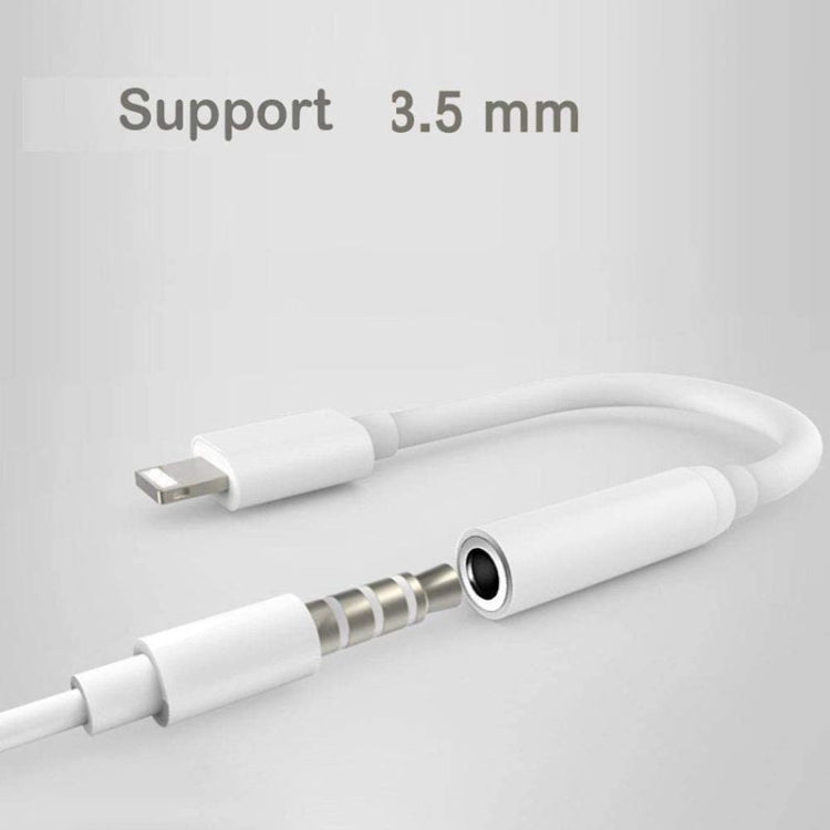 Zs-kl21836 2 ชิ้น 8 พินถึง 3.5 มม. อะแดปเตอร์หูฟังอะแดปเตอร์เสียงรองรับระบบ iOS ทั้งหมด