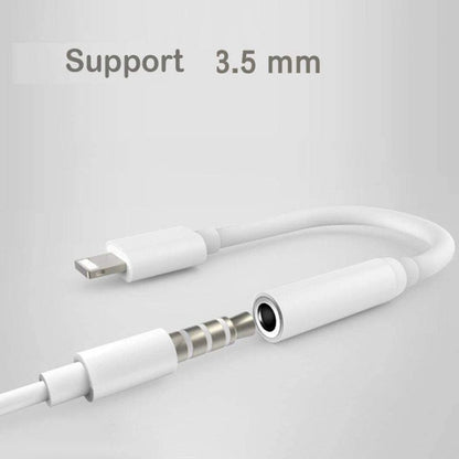 Zs-kl21836 2 ชิ้น 8 พินถึง 3.5 มม. อะแดปเตอร์หูฟังอะแดปเตอร์เสียงรองรับระบบ iOS ทั้งหมด