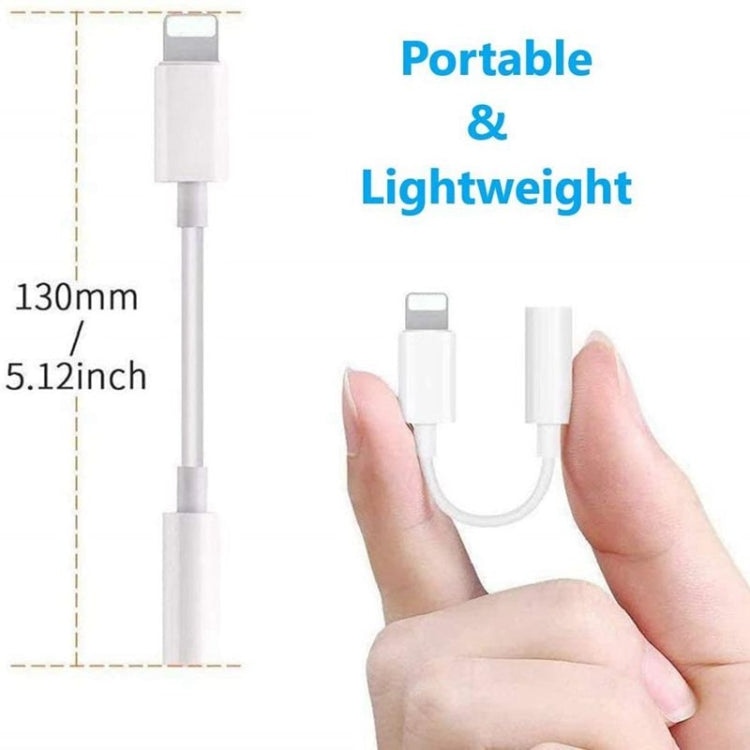 Zs-kl21836 2 ชิ้น 8 พินถึง 3.5 มม. อะแดปเตอร์หูฟังอะแดปเตอร์เสียงรองรับระบบ iOS ทั้งหมด