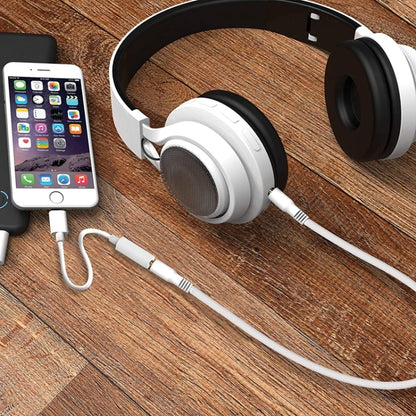 Zs-kl21836 2 ชิ้น 8 พินถึง 3.5 มม. อะแดปเตอร์หูฟังอะแดปเตอร์เสียงรองรับระบบ iOS ทั้งหมด