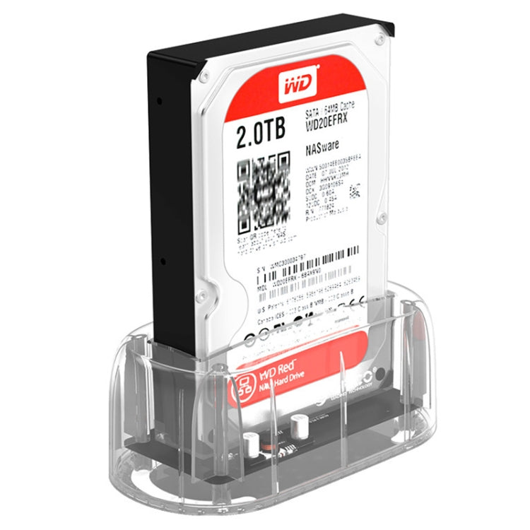 ORICO 6139C3-G2 แท่นวางฮาร์ดไดรฟ์ USB3.1 Gen2 Type-C ขนาด 3.5 นิ้วแบบโปร่งใส