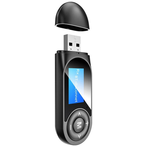 T13 Bluetooth 5.0 ตัวรับสัญญาณบลูทูธ USB และเครื่องส่งสัญญาณพร้อมหน้าจอ