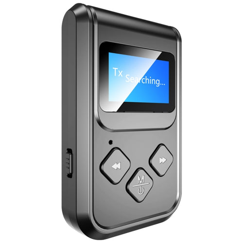 T15 2 in 1 Bluetooth 5.0 เครื่องรับส่งสัญญาณเพลงพร้อมหน้าจอ, T15