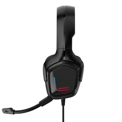 ONIKUMA K20 PS4 ชุดหูฟังชุดหูฟังสเตอริโอพร้อมไมโครโฟน/ไฟ LED สำหรับ XBox One/แท็บเล็ตแล็ปท็อป