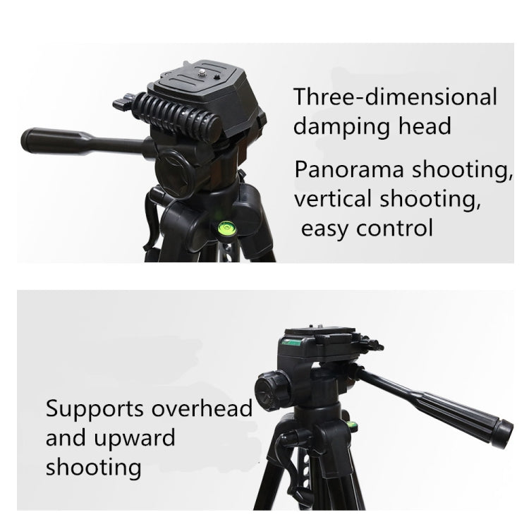 L-3600 Live ขาตั้งกล้องพร้อมสามมิติ Damping Gimbal ที่ถอดออกได้อย่างรวดเร็วแผ่นปรับความสูง 62-170 ซม. สำหรับกล้อง SLR Live Light โปรเจคเตอร์ (สีดำ), L-3600