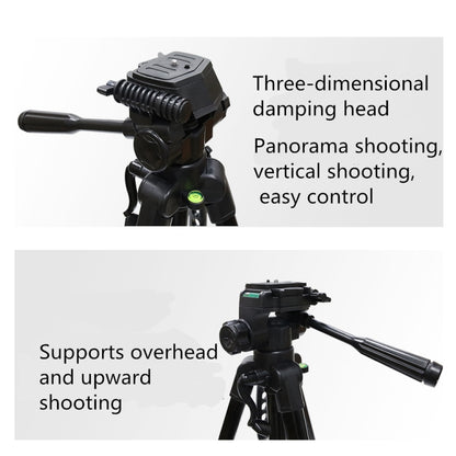L-3600 Live ขาตั้งกล้องพร้อมสามมิติ Damping Gimbal ที่ถอดออกได้อย่างรวดเร็วแผ่นปรับความสูง 62-170 ซม. สำหรับกล้อง SLR Live Light โปรเจคเตอร์ (สีดำ), L-3600