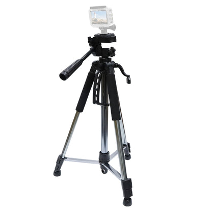ขาตั้งกล้อง L-1200 ขาตั้งถ่ายทอดสดสำหรับโทรศัพท์มือถือ, กล้อง, โปรเจ็คเตอร์ 55-148CM ขาตั้งกล้องแบบปรับได้อเนกประสงค์ (สีเงิน), L-1200
