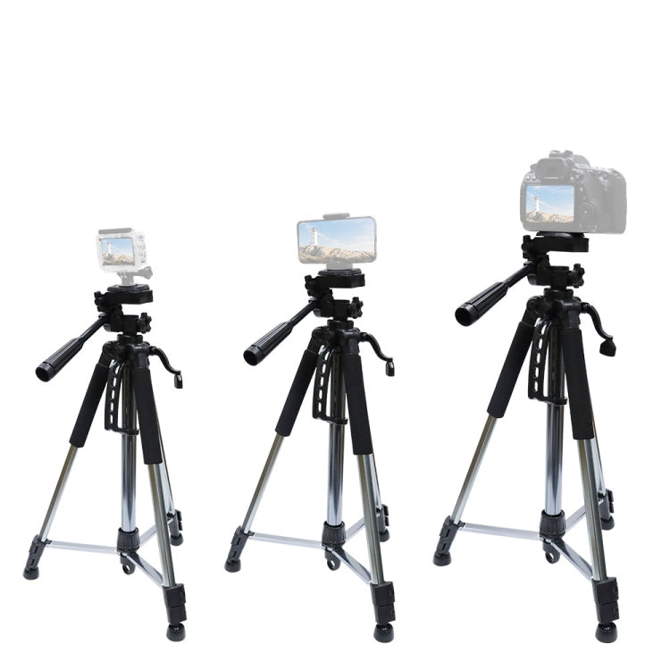 ขาตั้งกล้อง L-1200 ขาตั้งถ่ายทอดสดสำหรับโทรศัพท์มือถือ, กล้อง, โปรเจ็คเตอร์ 55-148CM ขาตั้งกล้องแบบปรับได้อเนกประสงค์ (สีเงิน), L-1200