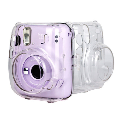 Richwell Carry เคส กระเป๋าคริสตัลปกแข็งพร้อมสายสะพายสำหรับ Fujifilm Instax Mini 11