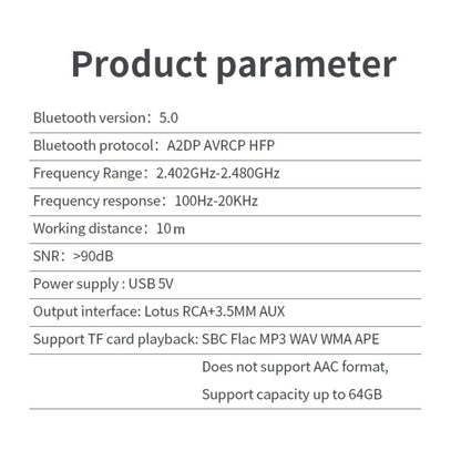 R6 NFC Bluetooth 5.0 เครื่องรับสัญญาณเพลงบนเดสก์ท็อปตัวรับสัญญาณ Bluetooth รองรับการ์ด TF