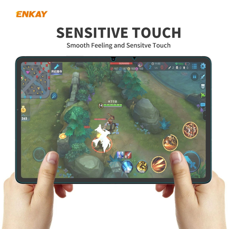 สำหรับ Samsung Galaxy Tab S7 ENKAY Hat-Prince 0.33mm 9H ความแข็งพื้นผิว 2.5D ตัวป้องกันกระจกนิรภัยป้องกันการระเบิด